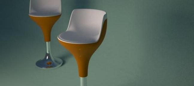 modélisation fauteuil design