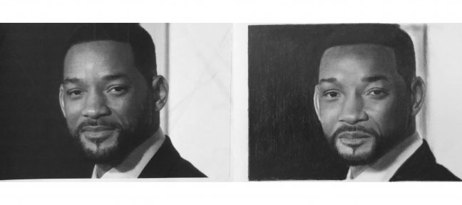 Tuto Apprenez à dessiner un portrait réaliste (Will Smith) Dessin traditionnel