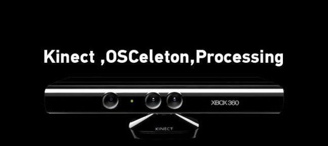 Tuto Installation de la Kinect et d'Osceleton Processing