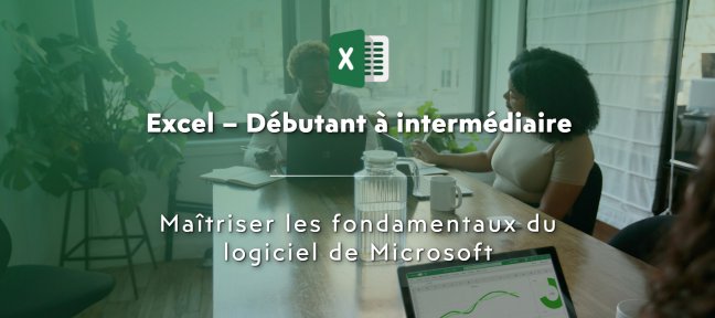 Excel - Maîtriser les fondamentaux du logiciel de Microsoft