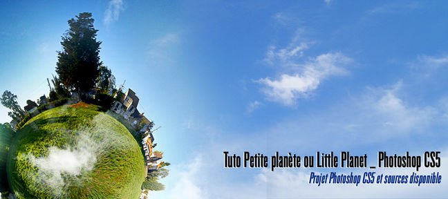 Effet Little Planet à partir d'une photo panoramique