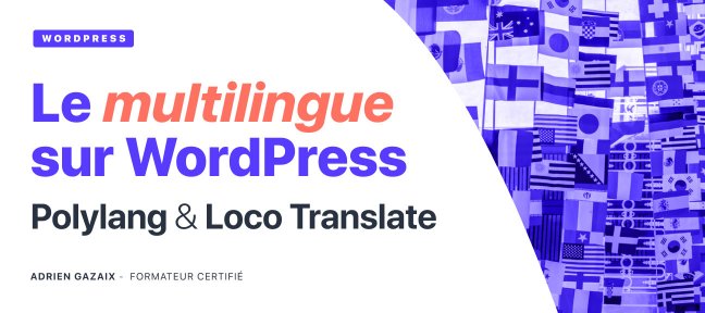 Tuto Mettre en place le multilingue sur un site WordPress WordPress