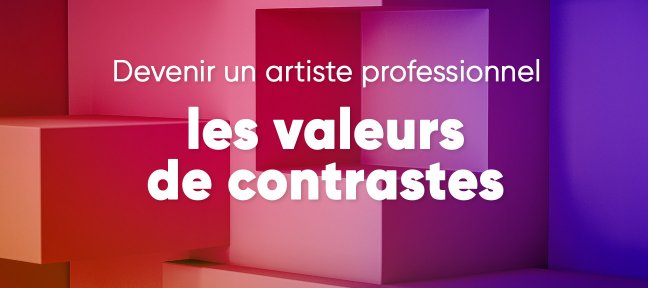 Devenir un Artiste Professionnel : Les valeurs de contrastes