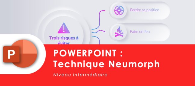 Tuto PowerPoint : Infographie avec style Neumorph PowerPoint