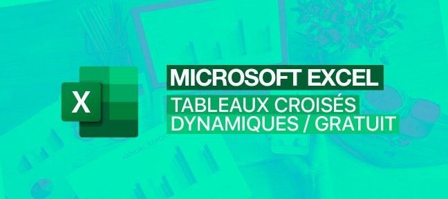 Tuto Tableaux Croisés Dynamiques : Initiation gratuite - Découvrez ou révisez les bases ! Excel