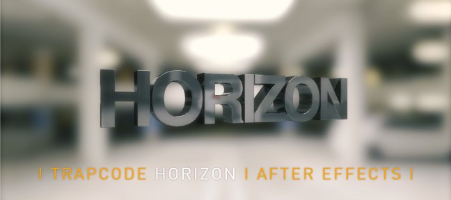 Tuto Gratuit : L'effet Trapcode Horizon After Effects