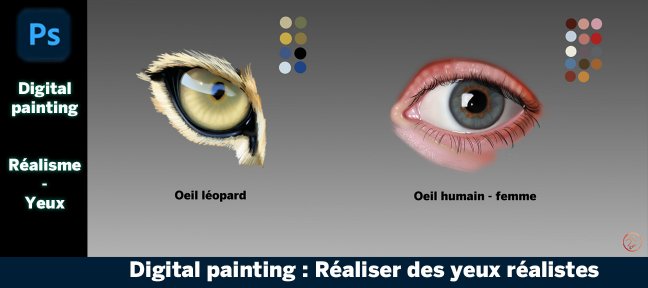 Tuto Digital Painting - Oeil Réaliste Photoshop