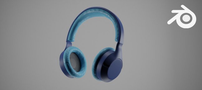 Illustration 3D sur Blender - Créez un casque d'écoute réaliste