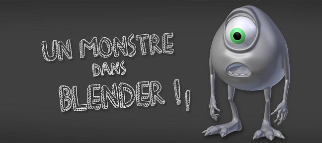 Blender : Modéliser un monstre !