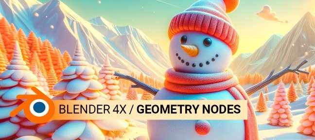 Blender 4.X - Geometry Nodes - Atelier 01