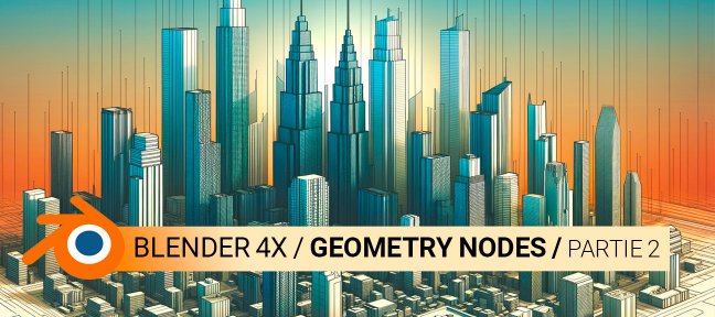 Blender 4.X - Geometry Nodes - Atelier 02 - Construction Building
