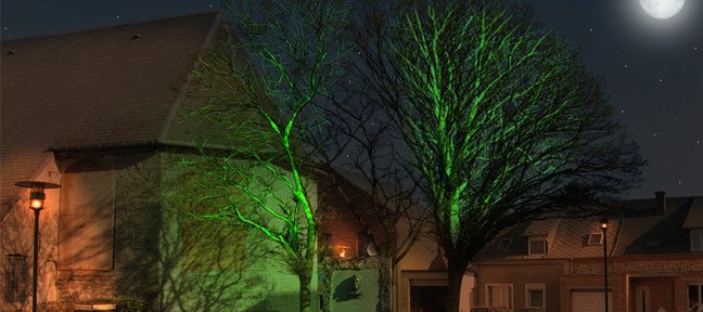 Tuto Simuler un éclairage de nuit Photoshop