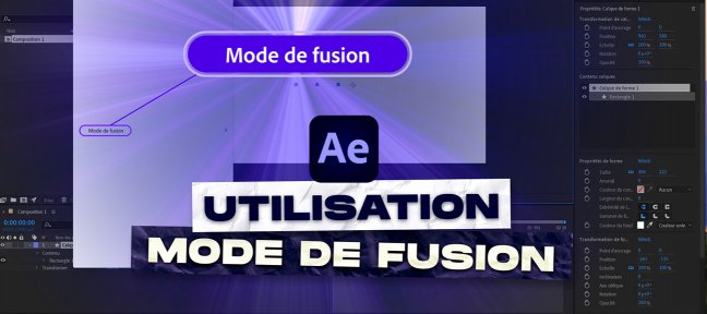 Gratuit : Les modes de fusion dans After Effects