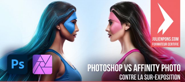 Gratuit : Photoshop vs Affinity Photo contre la sur-exposition RAW