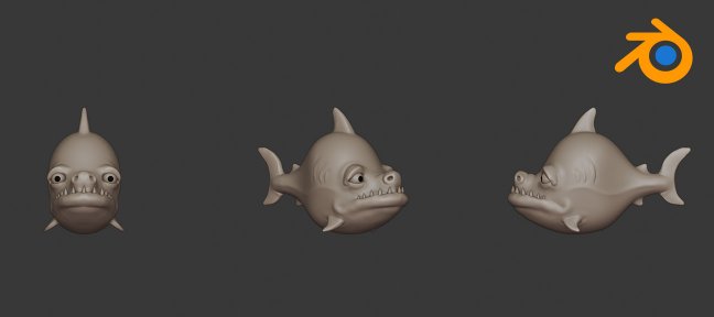 Scultptez un requin cartoon sur Blender