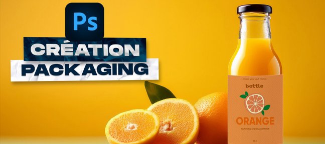 Gratuit : Création d'un packaging produit sur Photoshop