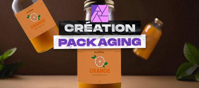 Gratuit : Création d'un packaging produit sur Affinity Photo