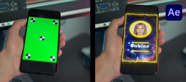 VFX sur After Effects - Créer et intégrer une interface simple en 3D sur smartphone
