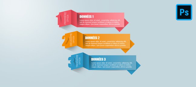 Réalisez des éléments graphiques semi réalistes sur Photoshop