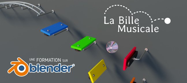Blender - Créer une animation de bille musicale