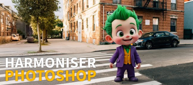 Apprendre à utiliser la fonction Harmoniser de Photoshop (Beta) – Tuto Gratuit et Complet