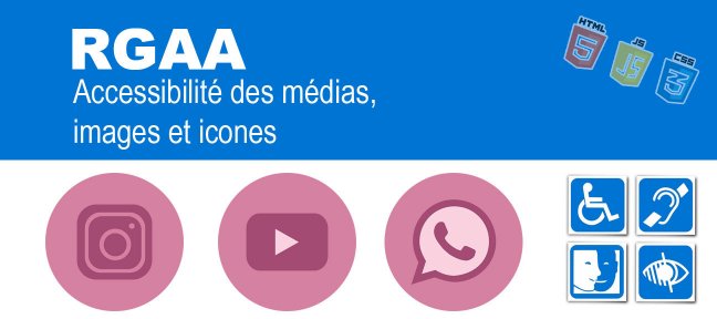 Accessibilité des images, icônes et médias - RGAA