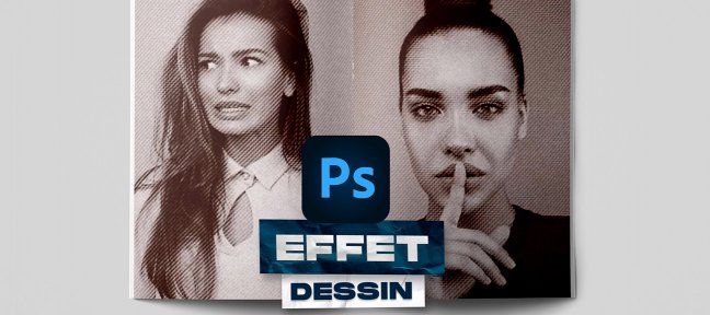 Gratuit : Faire un effet dessin à partir d’une photo dans Photoshop