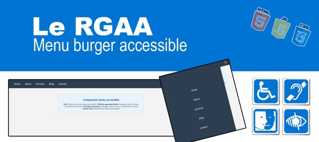 Créer un menu burger accessible : inert, clavier et responsive pas à pas