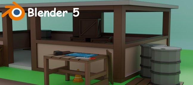 Blender 5 : ma première scène Low Poly de A à Z !