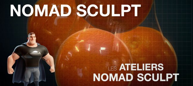 Atelier Nomad Sculpt : simuler un emballage plastique hyper-réaliste