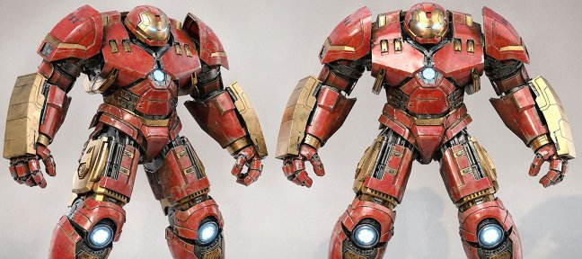 Hulk Buster : Hard Surface Texturing & Shading dans Maya avec Substance Painter et LookDevX