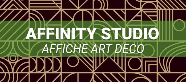 Création de poster abstrait vectoriel – Affinity Studio