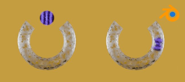 Animation Blender : initiation à la simulation 'Particle Hair'