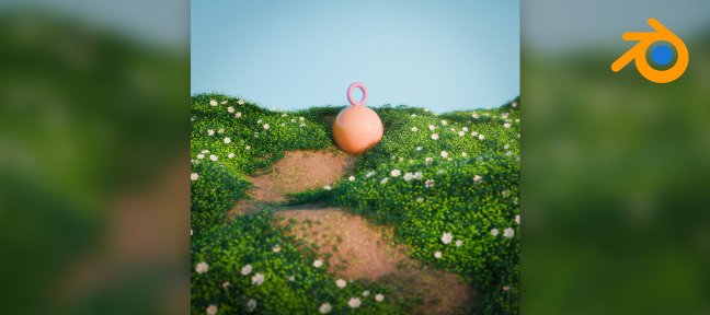 Créer un décor 3D organique avec Blender et les systèmes de particules