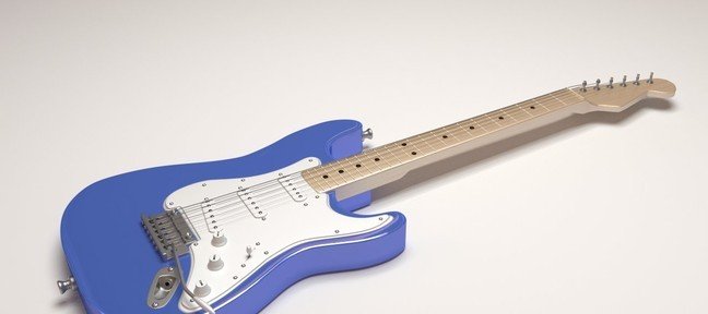 Guitare 3d Blender