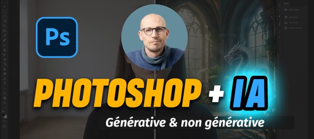 Photoshop et IA : maîtriser les outils génératifs et non génératifs
