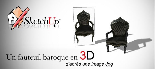 Réalisez un fauteuil baroque à  partir d'une photo
