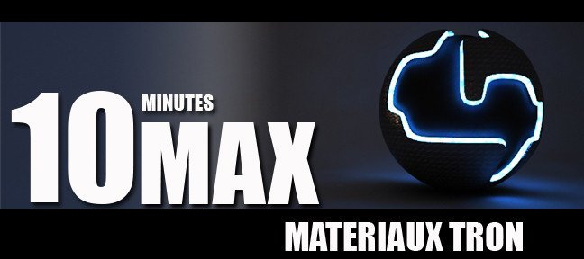 Tuto Vray Light Material :  des textures lumineuses à la TRON ! 3ds Max