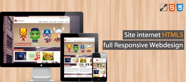Créer un site internet responsive webdesign en HTML5