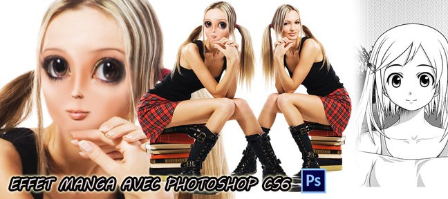 Tuto Effet manga avec Photoshop CS6 Photoshop