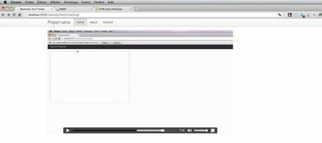 Tracker les actions de l'utilisateur sur une vidéo HTML5