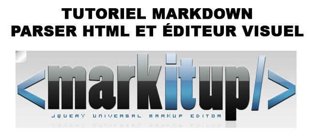 Markdown (parser HTML et éditeur visuel)