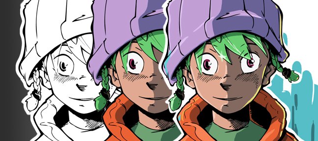 Tuto Colorisation manga de A à Z Photoshop