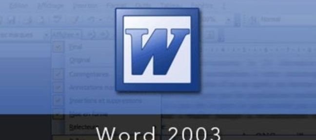 Formation Word 2003
