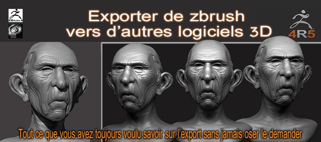 Tuto Le secret des exports ZBrush ZBrush