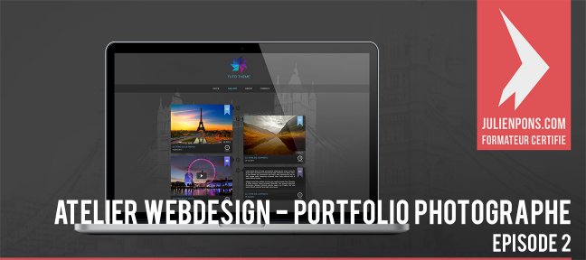Atelier webdesign : portfolio pour photographes 2eme partie