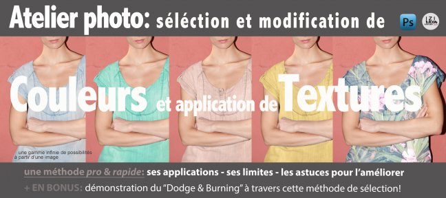 Tuto Atelier photo : sélection et remplacement de couleur Photoshop