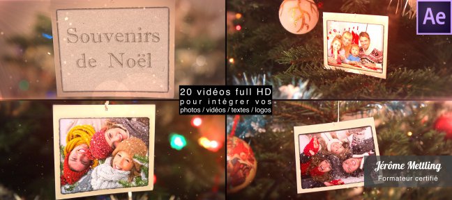 Tuto Vos souvenirs de Noël en vidéo After Effects