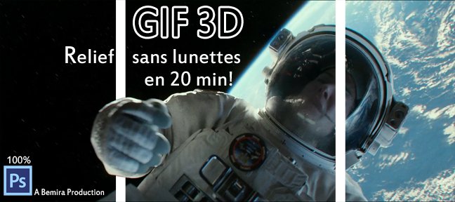 Tuto GIF 3D : Relief sans lunettes en 20 minutes ! Photoshop
