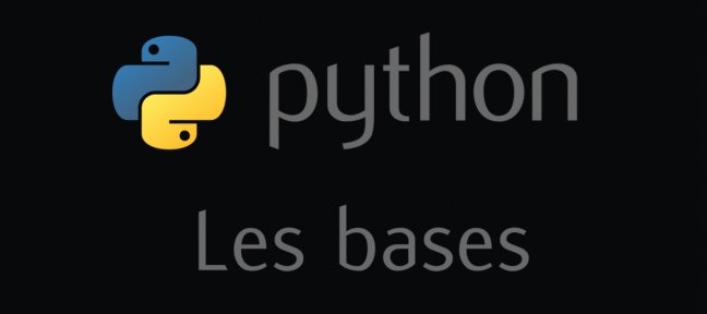 Tuto Gratuit : Python les bases pour débutant Python